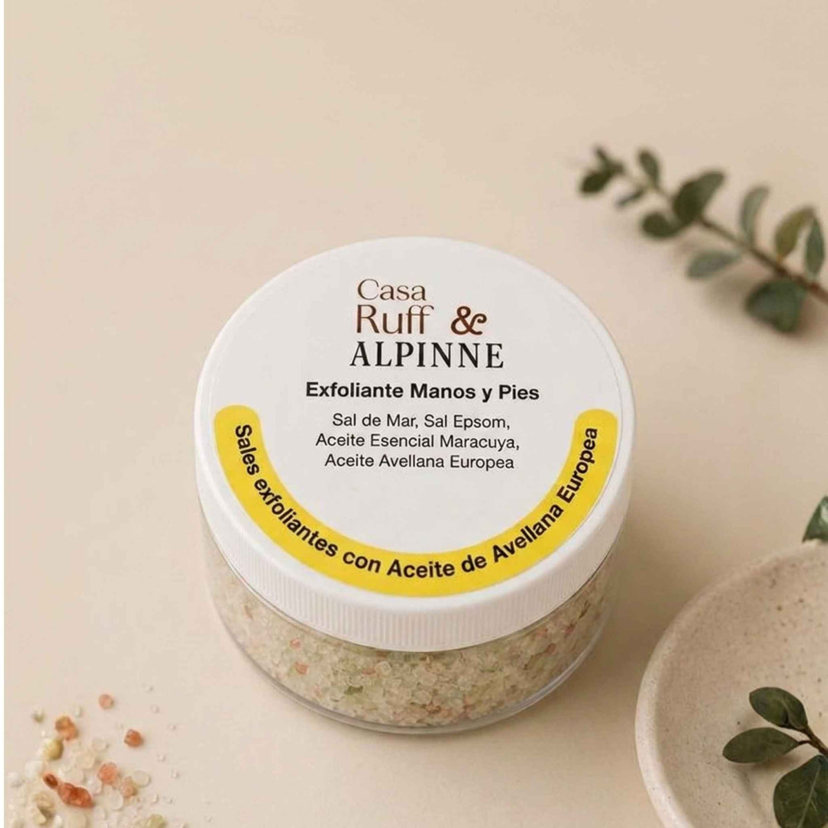 sales de baño exfoliante