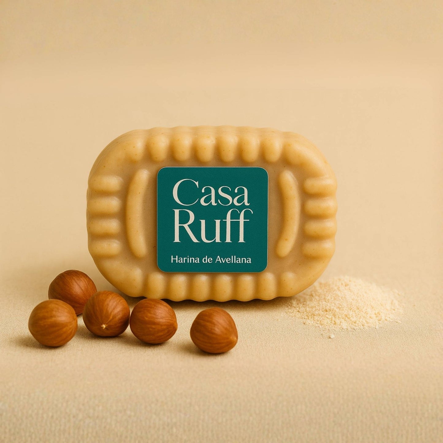 Jabón en Barra de Harina de Avellana