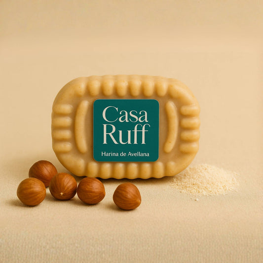 Jabón en Barra de Harina de Avellana